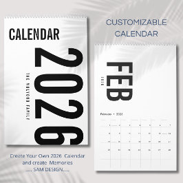 Simple Luxury Design Calendar Kalender
