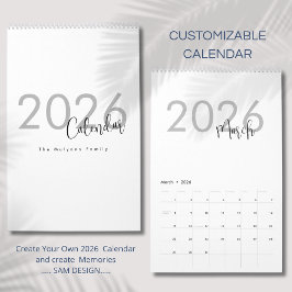 Simple Luxury Design Calendar Kalender
