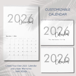 Simple Luxury Design Calendar Kalender
