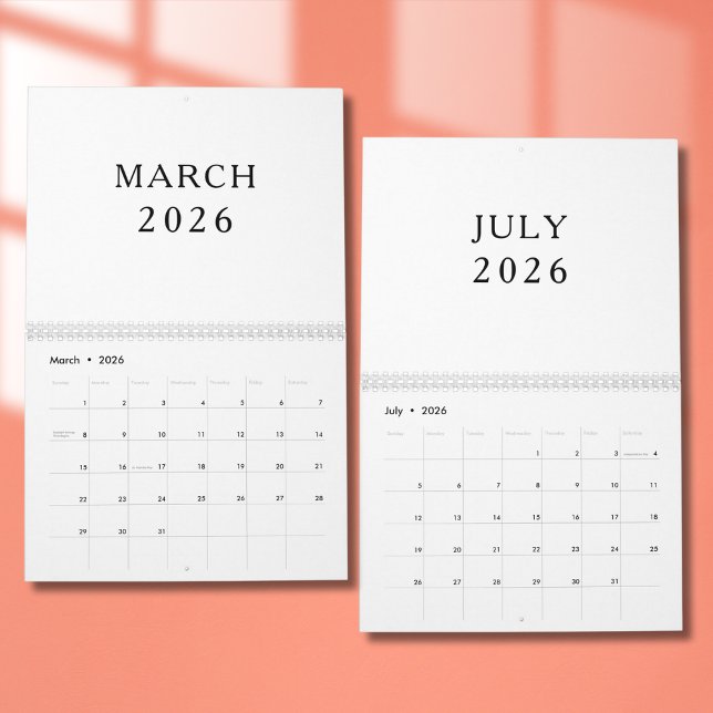 Simple Luxury Design Calendar Kalender (Von Creator hochgeladen)