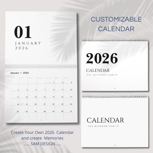 Simple Luxury Design Kalender (Von Creator hochgeladen)