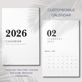Simple Luxury Design Kalender