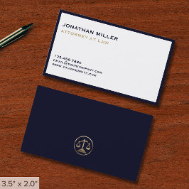 Simple Luxury Lawyer Visitenkarte