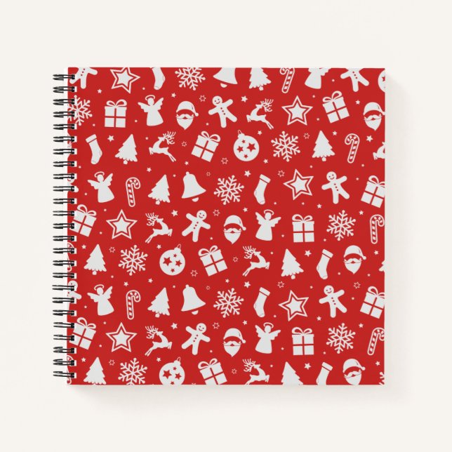 Simple mais adorable livre d'or de Noël (Devant)