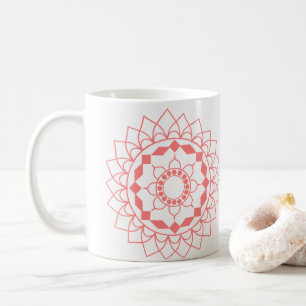 Simple Mandala Kaffeetasse