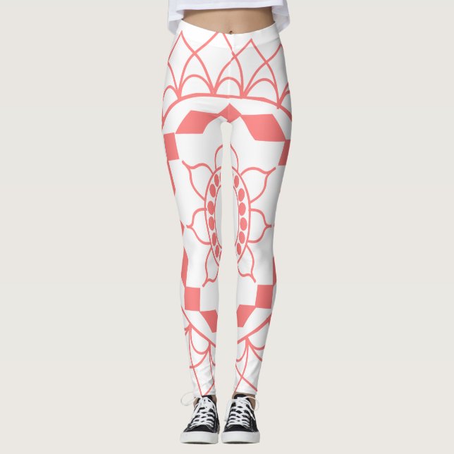 Simple Mandala Leggings (Vorderseite)
