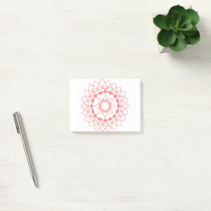 Simple Mandala Post-it Klebezettel