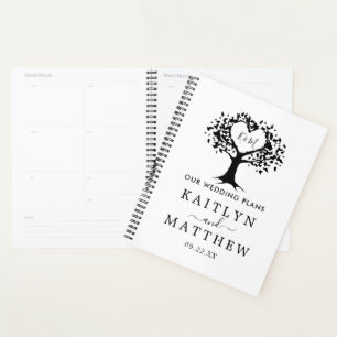 Simple Mariage de l'arbre cardiaque du Monogramme 