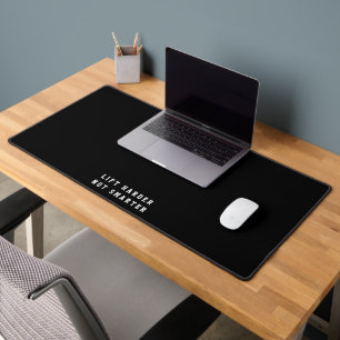 Simple Mat De Bureau Noir Avec Texte Amusant