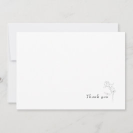 Simple Merci Floral Stem Love Memory