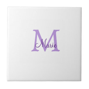 simple minimal add name monogram pink red throw fliese