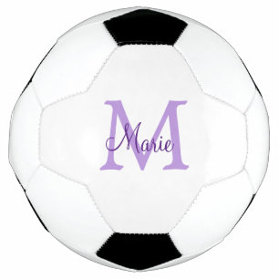 simple minimal add name monogram pink red   throw  fußball