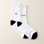 SIMPLE MINIMAL add your name custom groomsman  Socken<br><div class="desc">design</div>