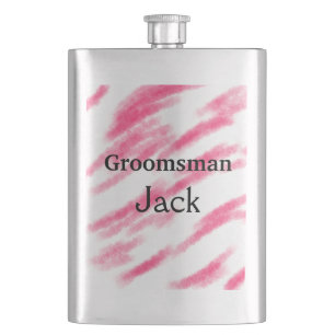SIMPLE MINIMAL add your name custom groomsman    T Flachmann