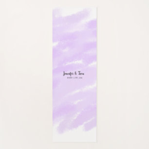simple minimal add your name custom wedding unity yogamatte
