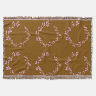 simple minimal add your text monogram name throw b decke