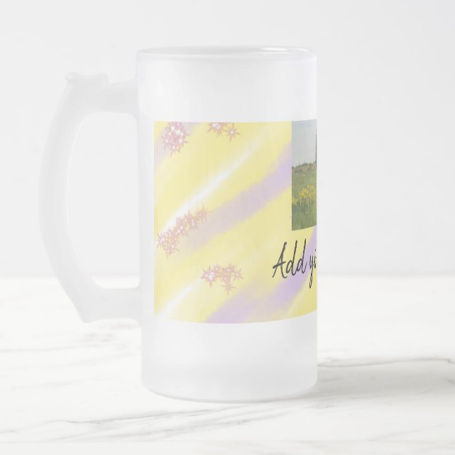 simple minimal customized name monogram text throw mattglas bierglas (Links)
