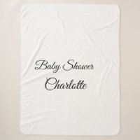 SIMPLE MINIMAL.CUTIE ADD NAME BABY baby shower Thr