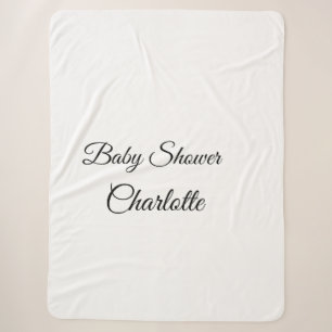 SIMPLE MINIMAL.CUTIE ADD NAME BABY baby shower Thr Sherpadecke