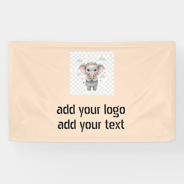 Simple minimal elegant custom logo here company  g banner (Horizontal)