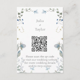 Simple Minimal Enclosure Card Begleitkarte