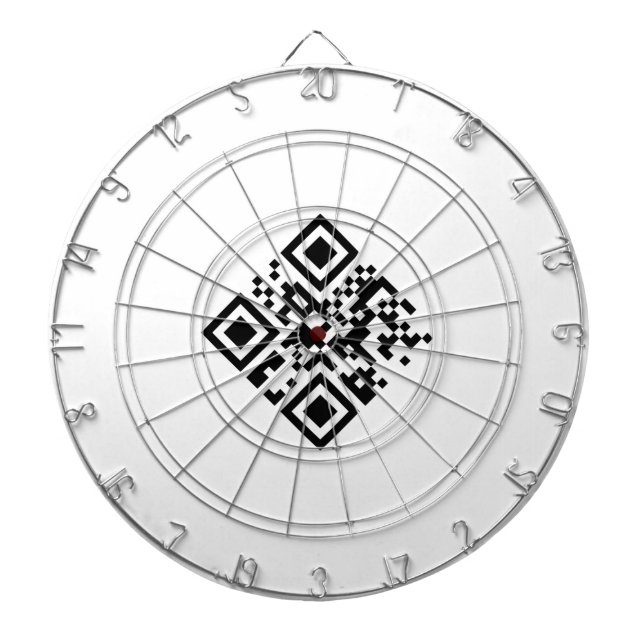 SIMPLE MINIMAL MODERN MONOGRAM ELEGANT STYLE CHIC  DARTSCHEIBE (vorne)