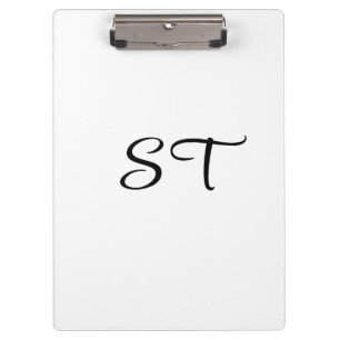 SIMPLE MINIMAL MODERN MONOGRAM ELEGANT STYLE CHIC  KLEMMBRETT