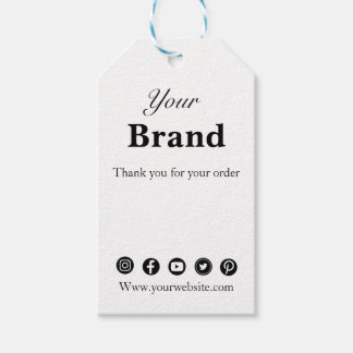 Simple minimaliste affaires pendre étiquette de pr
