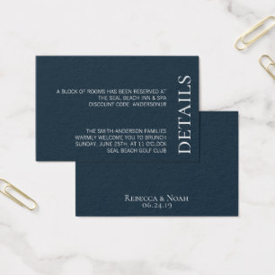 Simple minimaliste élégant Mariage texte sous-décl