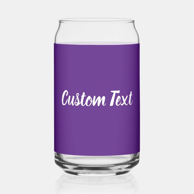 Simple Modèle de texte Royal Purple et White Scrip (Recto)