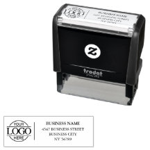 Simple Modern Company Business Logo Return Address