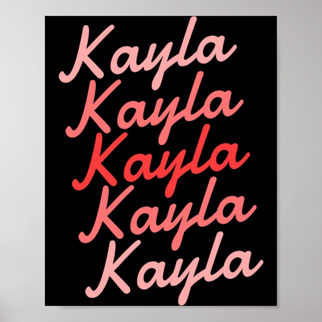 Simple Modern Cool Tygraphy Name Toddler  Poster (Vorne)