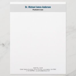 Simple Modern Doctor  Briefbogen