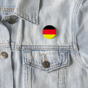 Simple Modern Germany National Flag Souvenir Button