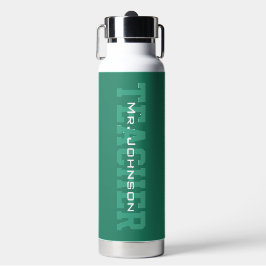 Simple Modern Green Teacher Trinkflasche