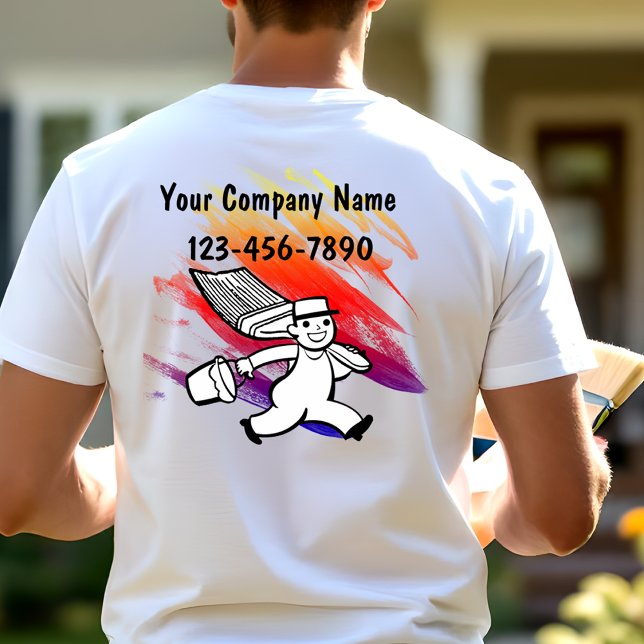 Simple Modern Painter Business Work T-Shirts (Créateur téléchargé)