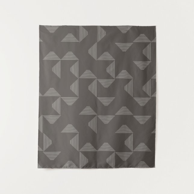 Simple, modern, trendy geometric graphic pattern wandteppich (Vorderseite)