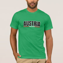 Simple Modern Vienna Austria Art Letter Souvenir