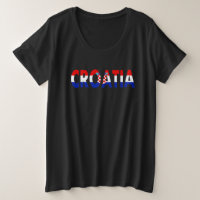 Simple moderne Croatie Drapeau national Vêtements 