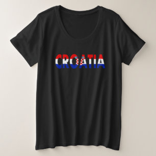 Simple moderne Croatie Drapeau national Vêtements