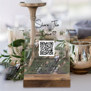 Simple Moderne Cute QR Code Partage photo