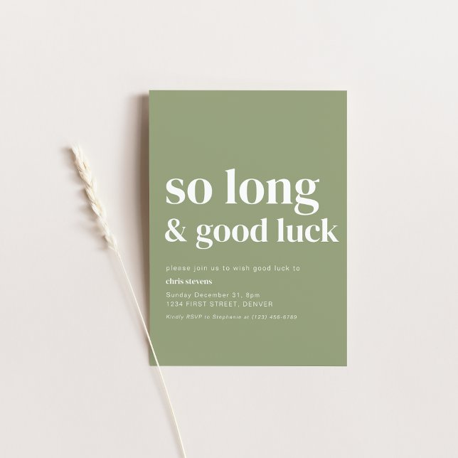 Simple moderne si long Invitation de la fête d'adi (Créateur téléchargé)