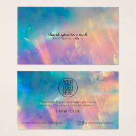 Simple moderne VOTRE LOGO ICI Remise Clients