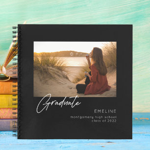 Simple Moments Graduate Guestbook Notizbuch