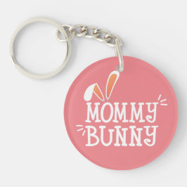 Simple Mommy Bunny Ostertypografie | SCHLÜSSELANHÄ Schlüsselanhänger