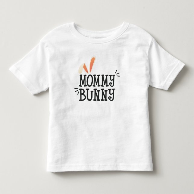 Simple Mommy Bunny Ostertypografie | T - SHIRT (Vorderseite)