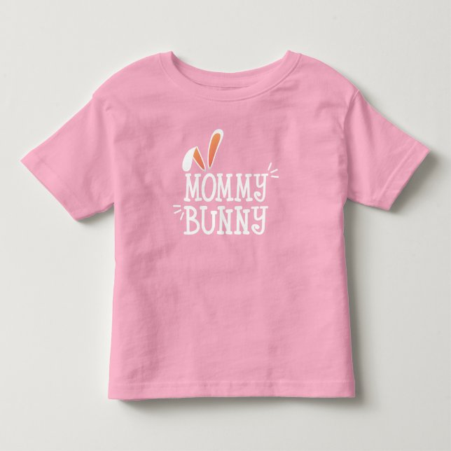 Simple Mommy Bunny Ostertypografie | T - SHIRT (Vorderseite)