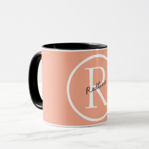 SImple Monogramm-Tasse Tasse