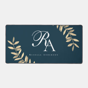 Simple Monogramme bleu