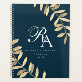 Simple Monogramme bleu